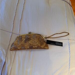 Gold Clutch/Wristlet Evening Bag